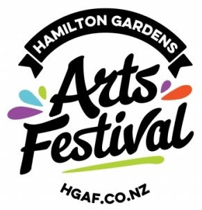 Logo for Hamilton Gardens Arts Festival/Toi Ora Ki Kirikiriroa