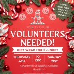 image for Christmas Gift Wrapping for Plunket - Chartwell Shopping Centre (Hamilton)