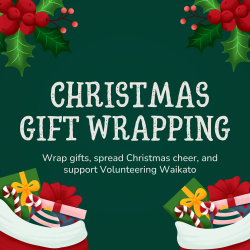 image for Volunteering Waikato - Christmas Gift Wrapping Fundraiser 2025