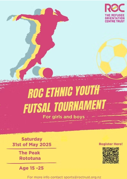 image for Event Volunteers for Ethnic Youth Futsal Tournament