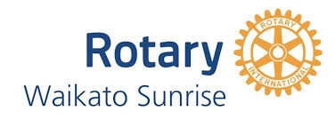 Logo for Waikato Sunrise Rotary Club