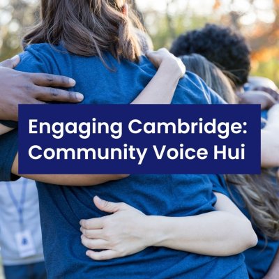 Engaging Cambridge: Community Voice Hui